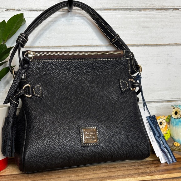 Dooney & Bourke Handbags - Dooney & Bourke Black Tassel Shoulder Bag